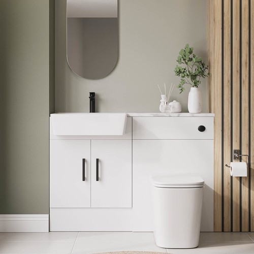 1200mm white toilet and - 1200mm,