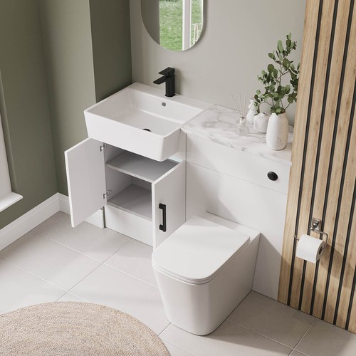 1200mm white toilet - and, sink