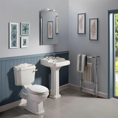 Toilet and sink basin - and, set
