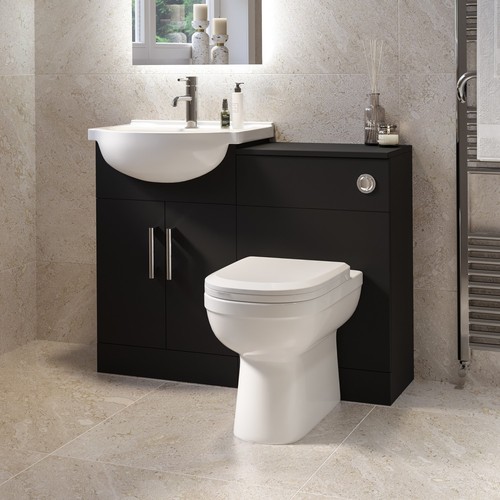 1060mm black toilet - 1060mm,